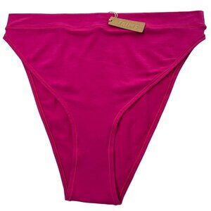 SKIMS Cotton Jersey Cheeky Tanga Brief Raspberry Womens 4X